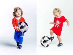 Коллекция детской одежды к Чемпионату мира по футболу FIFA 2018 в России™